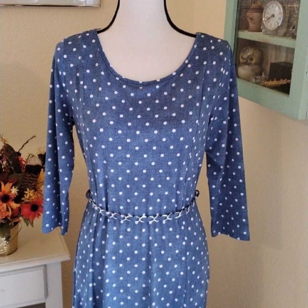 Nina Leonard Soft Knit Dress - Picture 2 of 13